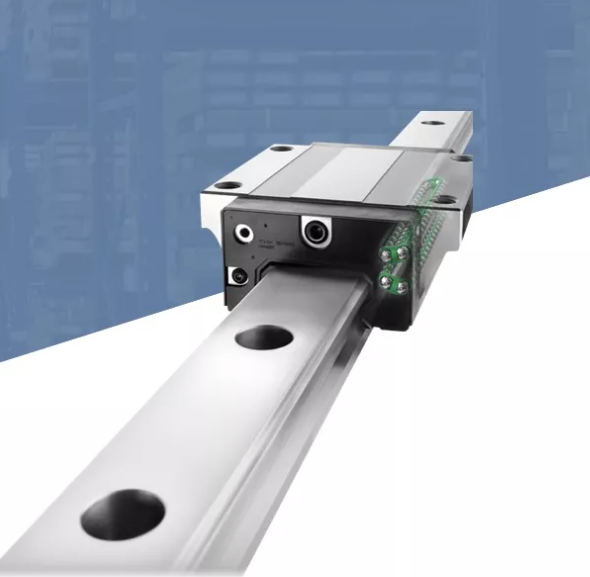 Linear bearing in double-arm robots